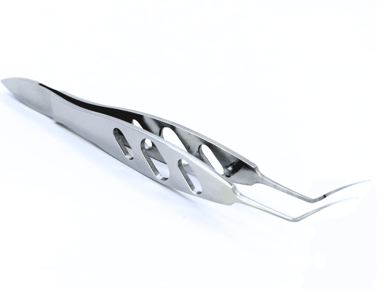 Pinça Capsulorhexis Mod. Utrata Curva