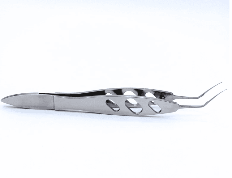 Pinça Capsulorhexis Mod. Utrata Curva