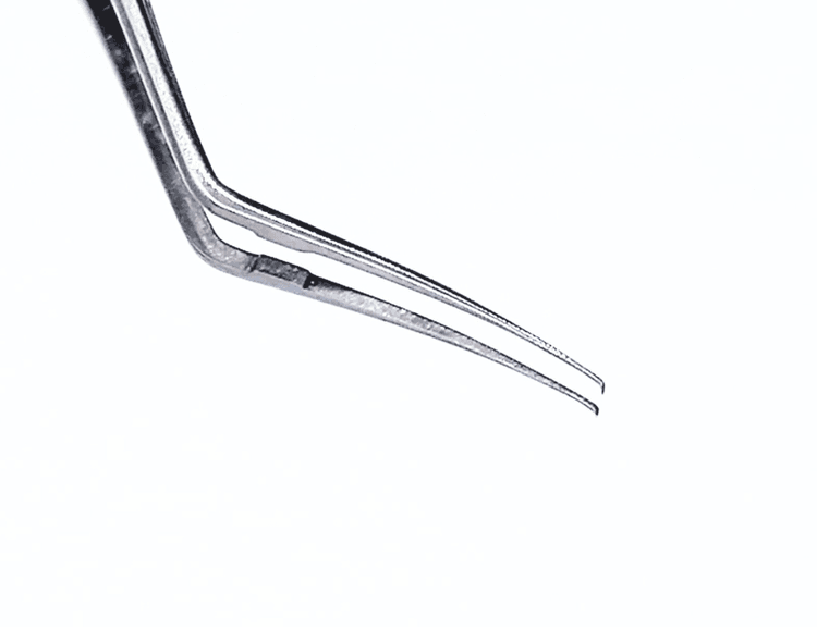 Pinça Capsulorhexis Mod. Utrata Curva